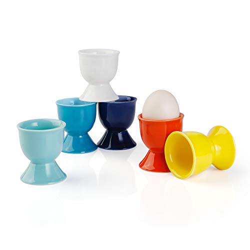 Sweese 805.002 - Huevos de porcelana (6 unidades, 5 x 5 x 4 cm), color caliente