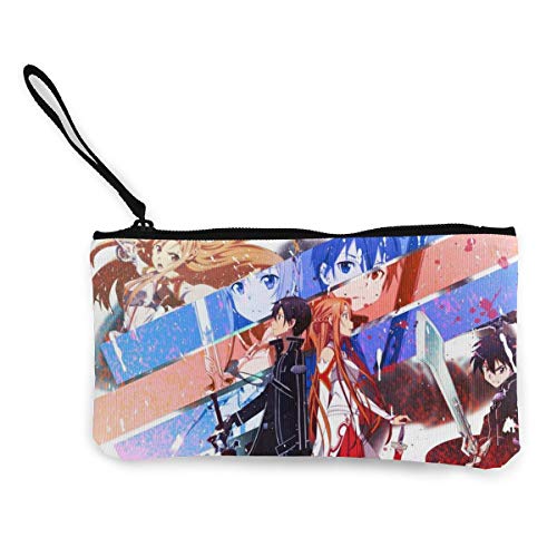 Sword Art Online - Monedero para hombre y mujer, con cierre