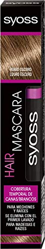 SYOSS - Hair Mascara - Cubre Canas - Color Rubio Oscuro - 2 uds de 16ml