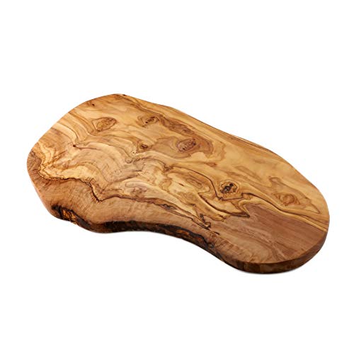 Tabla de madera de olivo Cleminson, para cortar, servir y presentar – 40 x 20 cm