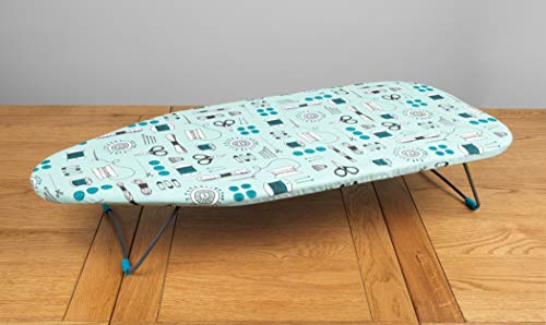 Tabla de planchar de sobremesa Beldray® LA023735SEW, 76 x 33 cm, estampado de costura