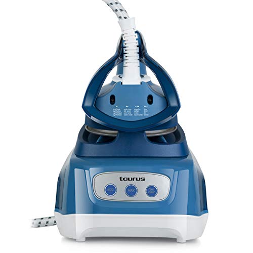 Taurus 918688000 Sliding Pro 2400-Centro de Planchado Non Stop de Rellenado Continuo sin desconectar, Elimina el 99,9999% de Virus y bacterias, 120 g/min, 1.5L, Cerámica