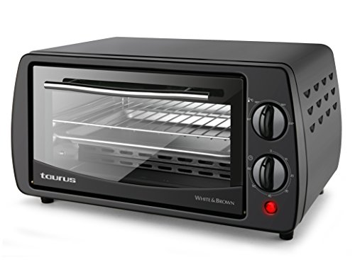 Taurus Horizon 9 - Horno Electrico, 800 W, Acero 18/10, Negro