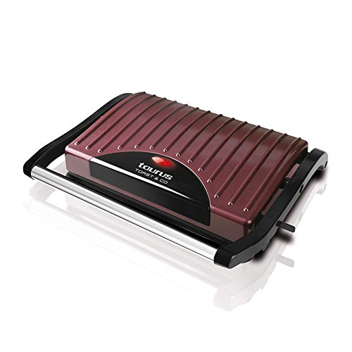 Taurus Toast & Go - Sandwichera (700 W, superficie antiadherente de 23 x 14.5 cm)