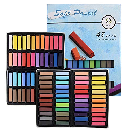 Tavolozza Soft Pastel Drawing Chalk 48 colores surtidos