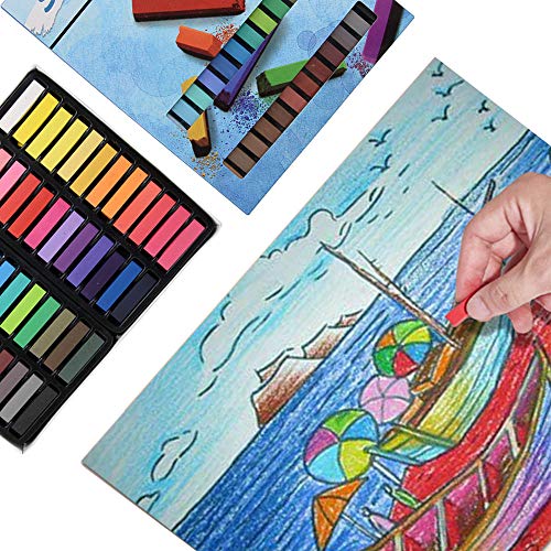 Tavolozza Soft Pastel Drawing Chalk 48 colores surtidos