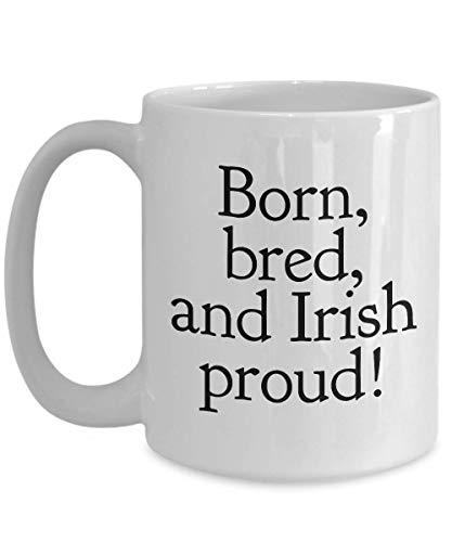 Taza de café Irlanda de 11 onzas, compañero irlandés, ideas de regalo para mujeres y hombres, regalos del día de la madre y del padre