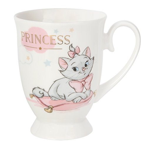 Taza de Disney con diseño de Princesa Marie, en caja de regalo.