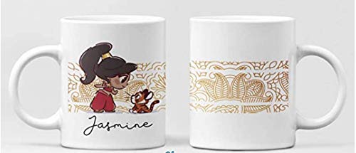 Taza Jasmine. Taza Princesa Disney. Aladdin