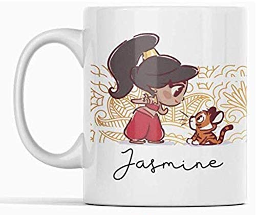 Taza Jasmine. Taza Princesa Disney. Aladdin