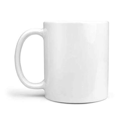 Tazas de café con asa, de cerámica, diseño con texto en inglés "Born for-Anime Years Ago I Said I DO", con doble impresión, cerámica, Blanco, 311,84 g