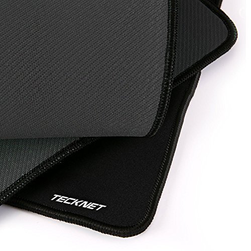 TECKNET XXL Alfombrillas de Ratón - Gaming Mousepad 900x400x3mm, Base de Goma Antideslizante, Superfície con Textura Especial, Compatible con ratón láser y óptico Version Nuevo