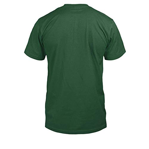 TEEZILY Camiseta Hombre MI Barba ES EL ÚNICO Vello - Verde Botella - XXL