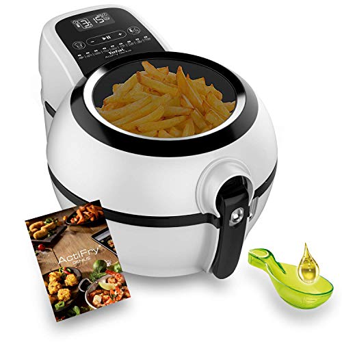 Tefal Actifry Genius Snaking FZ761015 - Freidora sin aceite, de aire 1.2 kg, con 9 programas automáticos y accesorio para snacks, panel táctil intuitivo e incluye recetario, apto lavavajillas