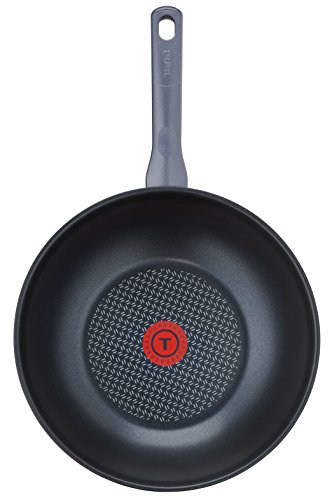 Tefal Daily Cook - Wok de 28 cm, antiadherente de acero inoxidable, para todo tipo de cocinas incluido inducción