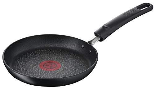 Tefal Expertise Sartén con Antiadherente Titanium, Máxima Antiadherencia y Adecuada Difusión de la Calor, Apta para Todo Tipo de Fuegos Incluso Inducción, Negro