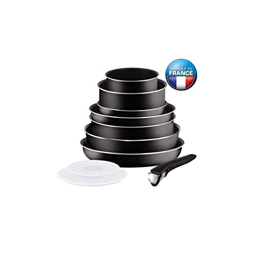 TEFAL INGENIO ESSENTIAL Batterie de cuisine 10 pieces L2008802 16-20-24-26-28cm Tous feux sauf induction