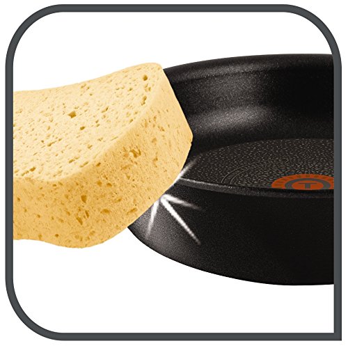 Tefal Ingenio Expertise - Guisera de Aluminio de 26 cm para mango extraíble, antiadherente con extra de titanio, aptas para todo tipo de cocinas incluido inducción