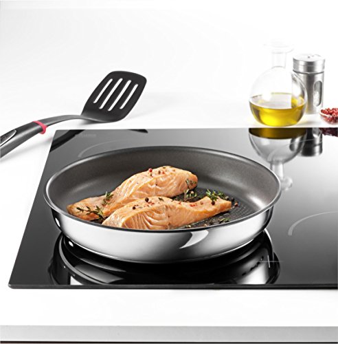 Tefal L9400432 Ingenio Preference - Sartén antiadherente para todo tipo de fuegos, incluida inducción, acero inoxidable, 24 cm