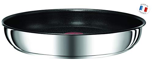 Tefal L9400432 Ingenio Preference - Sartén antiadherente para todo tipo de fuegos, incluida inducción, acero inoxidable, 24 cm