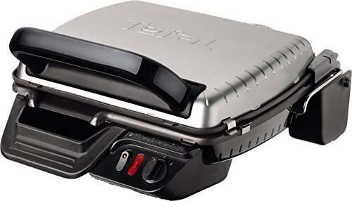 Tefal Сontactgrill Classic-Plancha Grill (2000 W, 2 Posiciones de cocción, Placas extraíbles antiadherentes), Color Gris, Metal