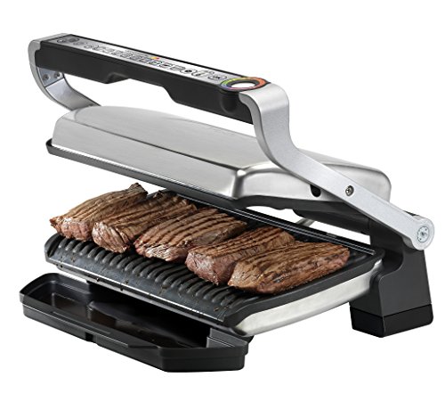 Tefal Optigrill XL GC722D - Plancha Grill 2000W, 9 modos de cocción y 4 temperaturas ajustables, indicador del progreso