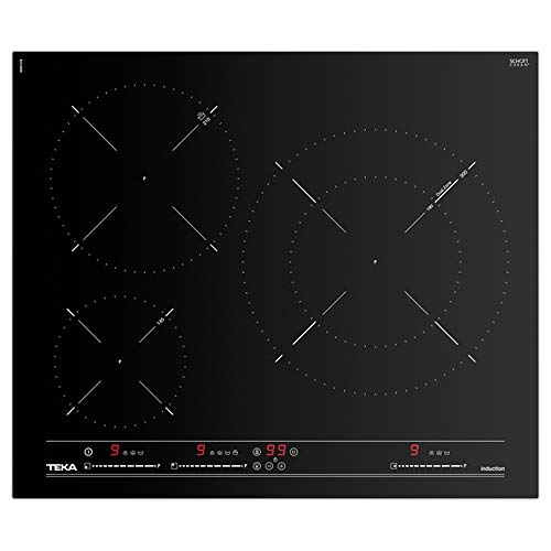 Teka IT 6320 Integrado Cerámico Negro - Placa (Integrado, Cerámico, Vidrio, Negro, 1800 W, 14,5 cm)