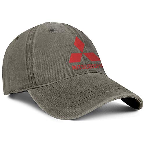 Tengyuntong Gorra de Vaquero Unisex Mitsubishi- Gorra de béisbol Ajustable Suave Vintage