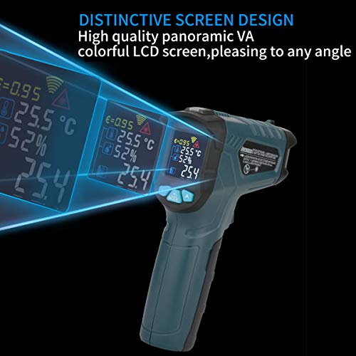 Termómetro Infrarrojo,HANMATEK Termómetro Láser Pistola de Temperatura de Lectura Instantánea Digital sin Contacto para Termostato Industrial con Retroiluminación de LCD