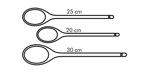 Tescoma 637414 JGO 3 CUCHARAS OVALES Woody, Madera