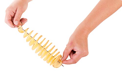 Tescoma Cortador Espiral De Patata Presto, 4 Pinchos, Naranja, Acero Inoxidable, Blanco, 29 x 15 x 5.0999999999999996 cm