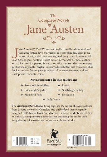 The Complete Novels of Jane Austen (Knickerbocker Classics)