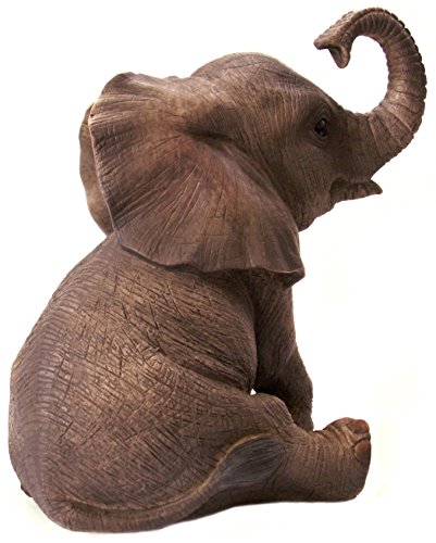 The Leonardo Collection 'Out Of Africa' - Figura de elefante africano joven (diseño realista, 13 cm, alto)