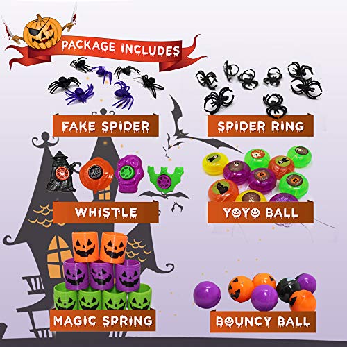 THE TWIDDLERS Set de 110 Juguetes de Fiesta de Halloween Sorpresas - Piñatas - Halloween Juguetes - Fiesta Regalos Bolsas - Trick or Treat Favores