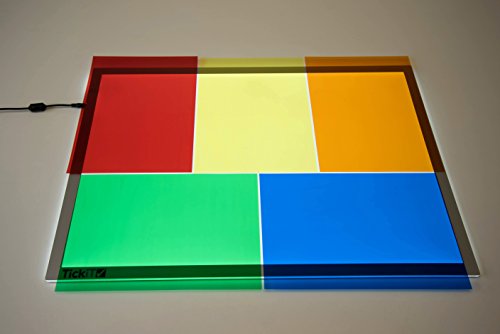 TickiT 48002 Hojas de colores de acetato (5 unidades)