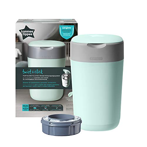 Tommee Tippee Sangenic Sistema avanzado para desechar pañales Twist & Click, Verde