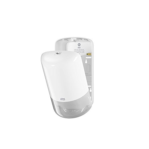 Tork 558000 Dispensador mini de alimentación central Elevation/Soporte de papel mecha compatible con el sistema M1 / Blanco