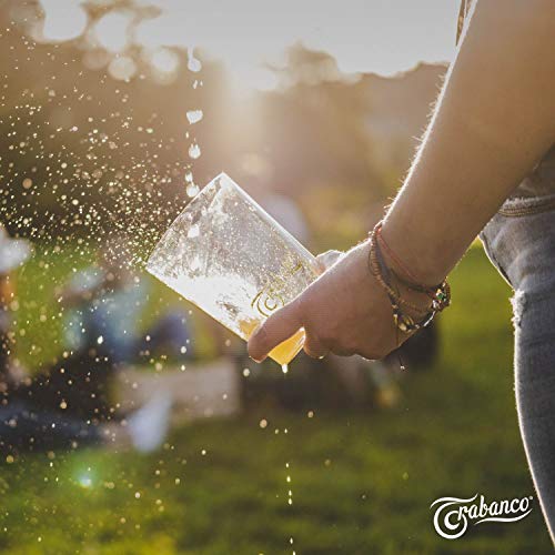 Trabanco Estuche de 2 Botellas de Sidra Natural Seleccionada de 70 cl y Vaso de Sidra de Cristal.