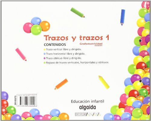 Trazos y trazos 1. Iniciación. Grafomotricidad. Educación Infantil (Educación Infantil Algaida. Grafomotricidad) - 9788498775549