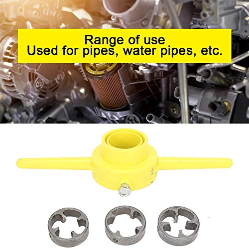 Troquel de tubo de plástico, fabricante de herramientas de rosca de PVC Juego de troquel circular NPT con excelente acabado y durabilidad Herramienta de mano manual de plomería de moldes de rosca