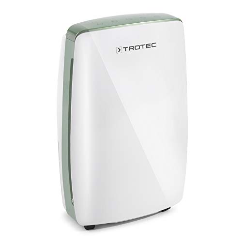 TROTEC Deshumidificador eléctrico TTK 68 E, 20L/24h, Pantalla LED, Depósito 4L, Portátil, Para Habitaciones de 45m²/110 m³, Filtro de Aire, Diseño, Silencioso, 450 W, Auto-Apagado, Temporizador, Secado de Ropa