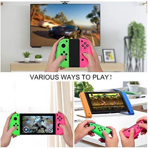 TUTUO Mando Switch para Nintendo Switch, Bluetooth Wireless Controller Gamepad Joystick Controlador De Reemplazo Izquierdo Y Derecho para Joy con