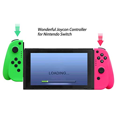 TUTUO Mando Switch para Nintendo Switch, Bluetooth Wireless Controller Gamepad Joystick Controlador De Reemplazo Izquierdo Y Derecho para Joy con