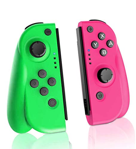 TUTUO Mando Switch para Nintendo Switch, Bluetooth Wireless Controller Gamepad Joystick Controlador De Reemplazo Izquierdo Y Derecho para Joy con