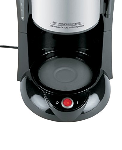 Ufesa CG7232 Avantis Optima - Cafetera de goteo, 800 W, 10 Tazas, Jarra de Vidrio especial Aroma, Filtro Permanente