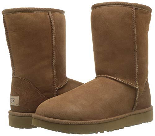 UGG Female Classic Short II Classic Boot, Chestnut, 5 (UK)