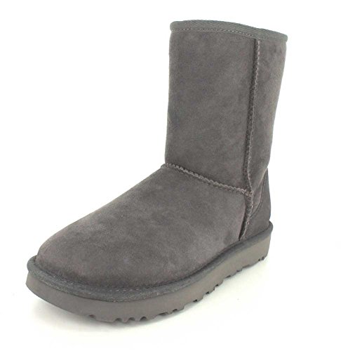 UGG Female Classic Short II Classic Boot, Grey, 6 (UK)