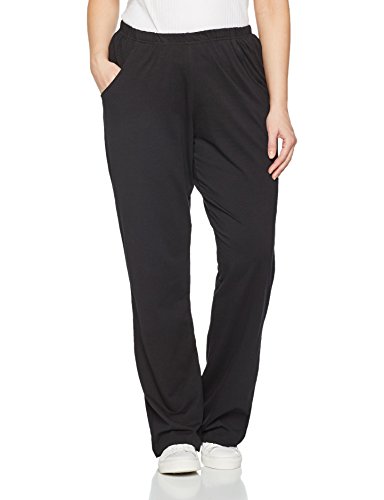 Ulla Popken Hose, Bootcut_64083110 Pantalón, Negro (Schwarz 10), 48-50 para Mujer