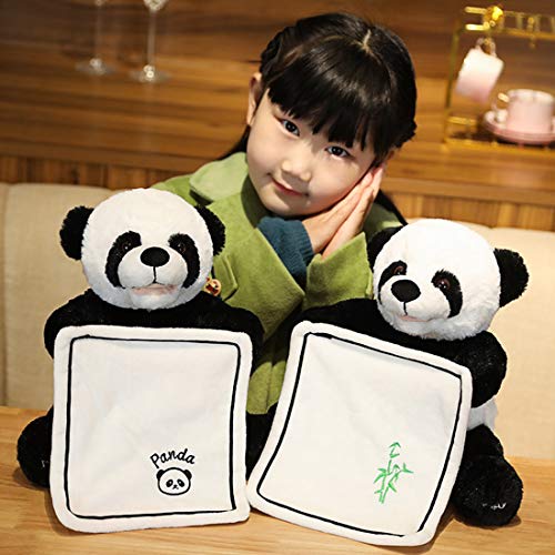 Uni-Wert Peek-A-Boo Panda de Peluche Juguete Interactivo Canciones de Canto Música Felpa Panda Animal de Peluche Panda Juguete Eléctrico para muñecas para Bebé / Niños