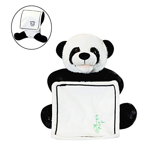 Uni-Wert Peek-A-Boo Panda de Peluche Juguete Interactivo Canciones de Canto Música Felpa Panda Animal de Peluche Panda Juguete Eléctrico para muñecas para Bebé / Niños